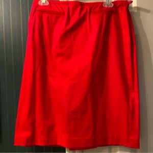 NWT Size 10 red skirt that looks great with a t-shirt or button down blouse.